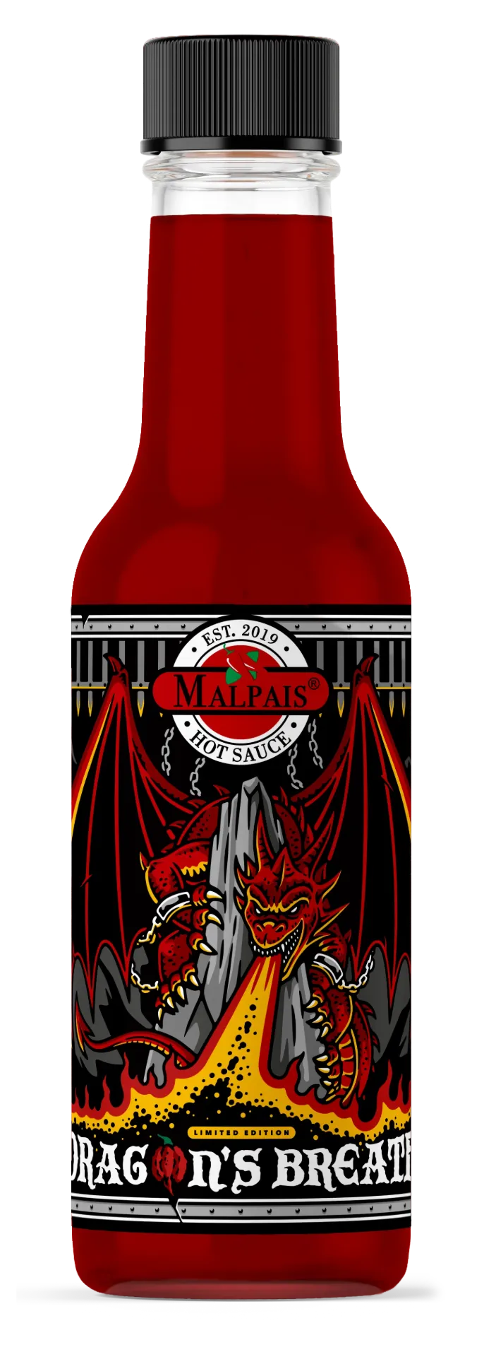 [25586] PEPPER DRAGON'S BREATH MALPAIS HOT SAUCE