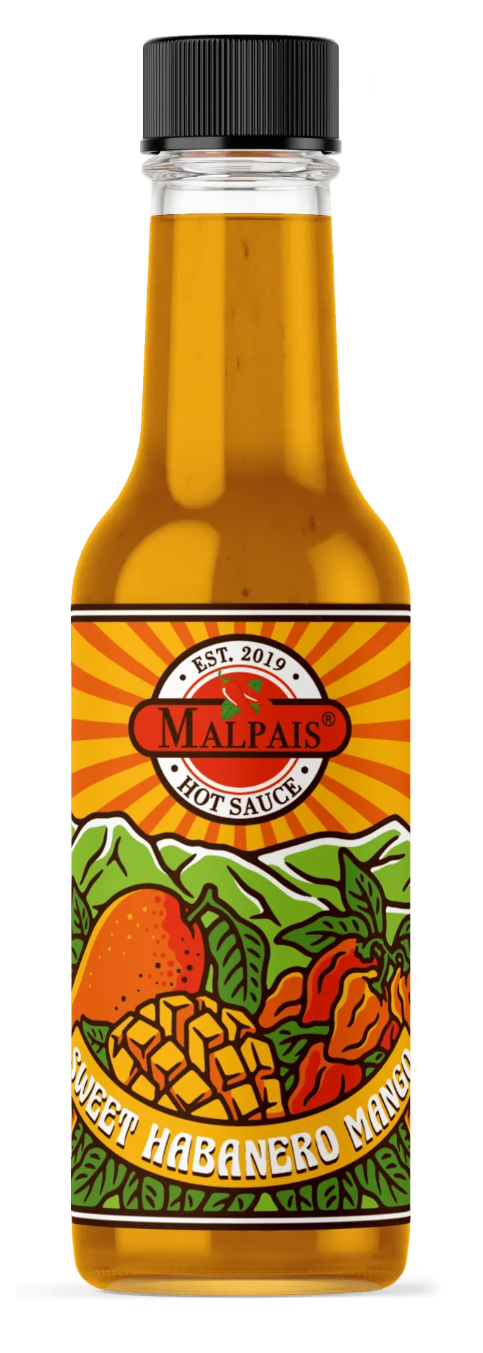 [25983] PEPPER SWEET HABANERO MANGO MALPAIS HOT SAUCE