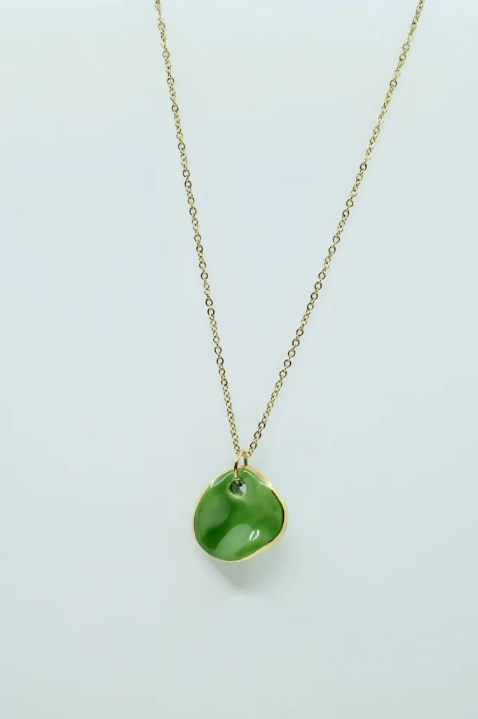 COLGANTE ONDULADO PEQUEÑO MAXIMILIANAS (Verde Oliva)