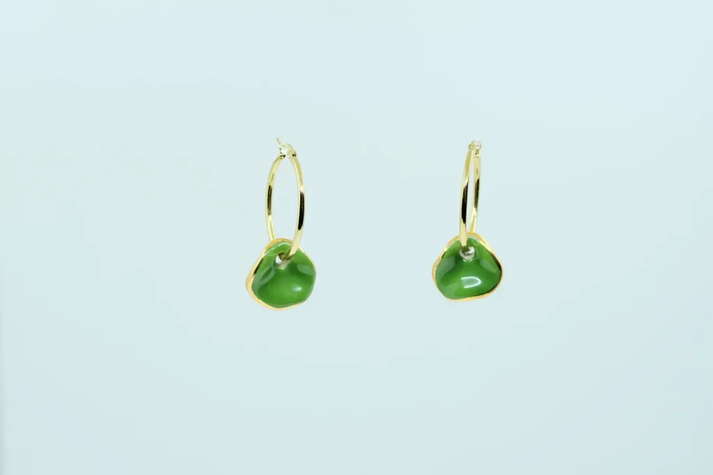 ARGOLLA ONDULADA MEDIANA MAXIMILIANAS (Verde Oliva)