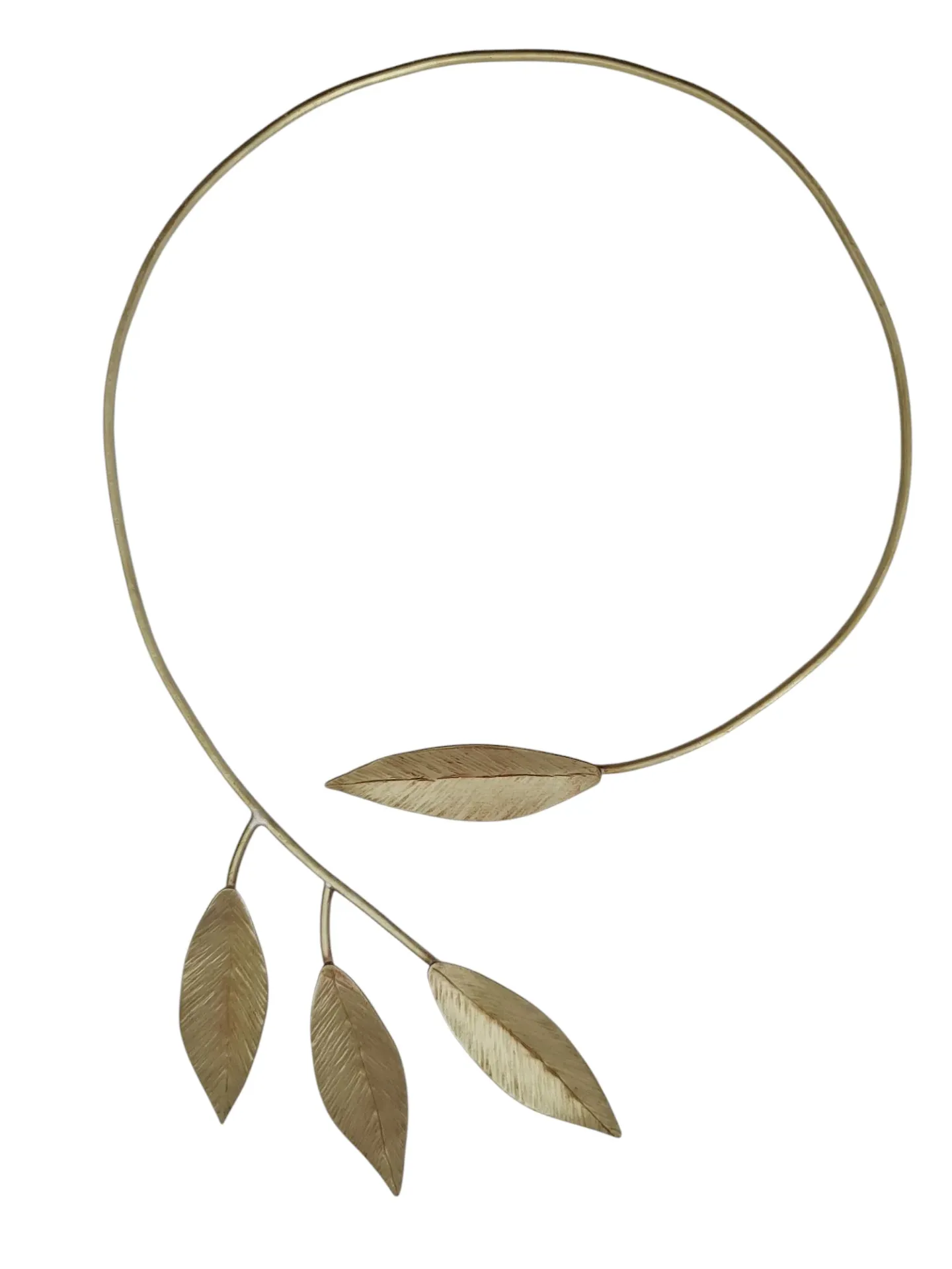 [25903] GARGANTILLA CUATRO HOJAS OLIVA CRAFT LOVE