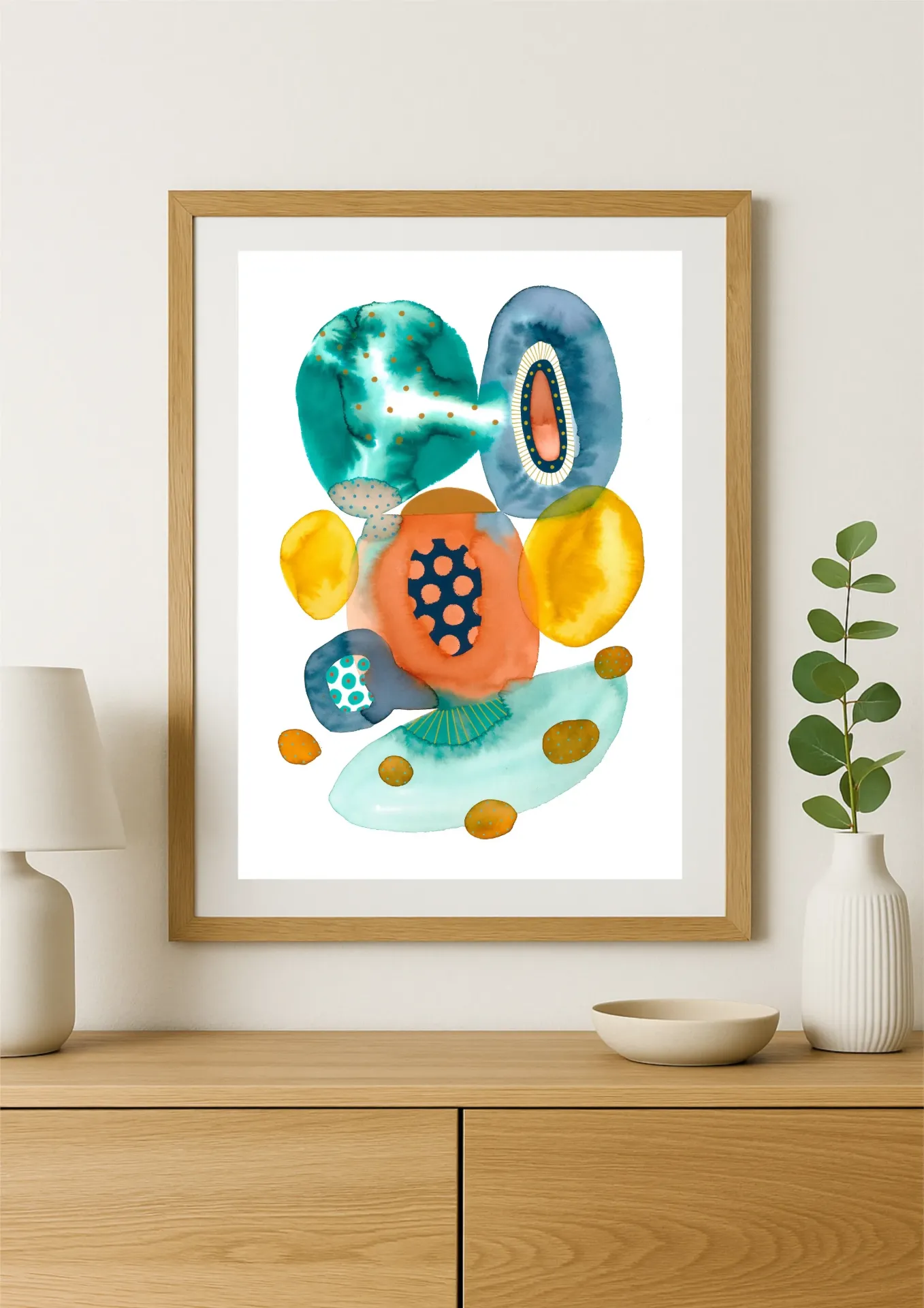 FLOTAR EN TURQUESA (A3 (29.7 x 42 cm))